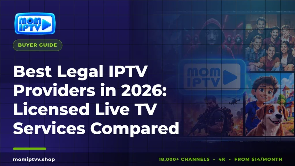 Best Legal IPTV Providers in 2026: Licensed Live TV Services Compared 1 Best legal IPTV providers 2026 compared