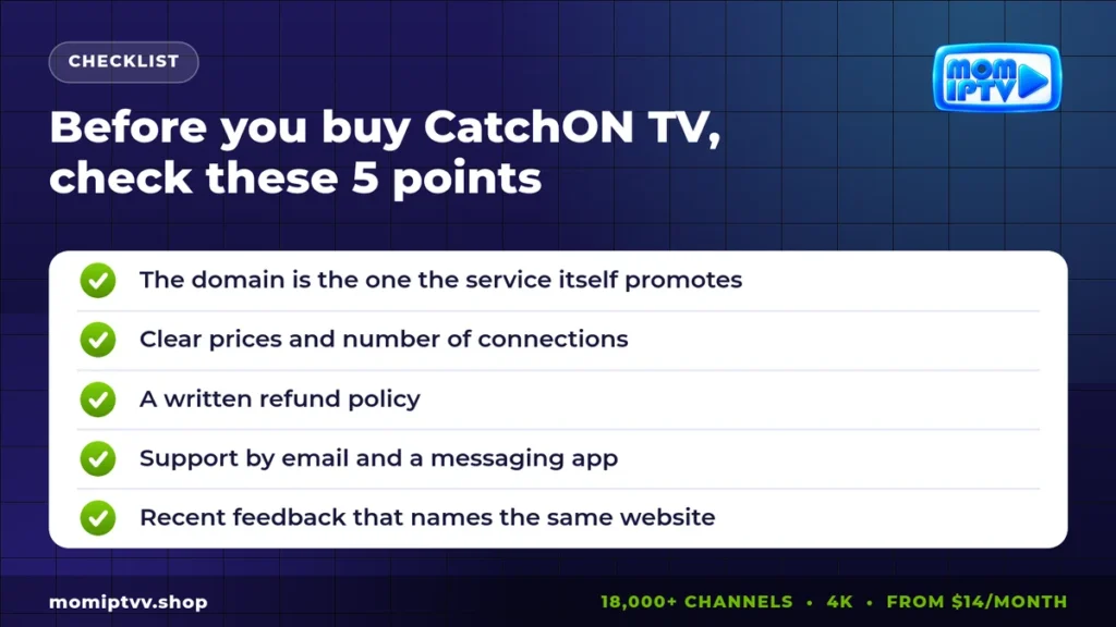 CatchON TV Review 2026: Is It Worth Your Money? Features, Checks and Alternative 2 CatchON TV review: 5 checks before you buy