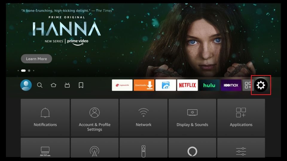 Setup Guide 1 Step 1: Navigate to Settings - install Mom IPTV on Amazon Firestick