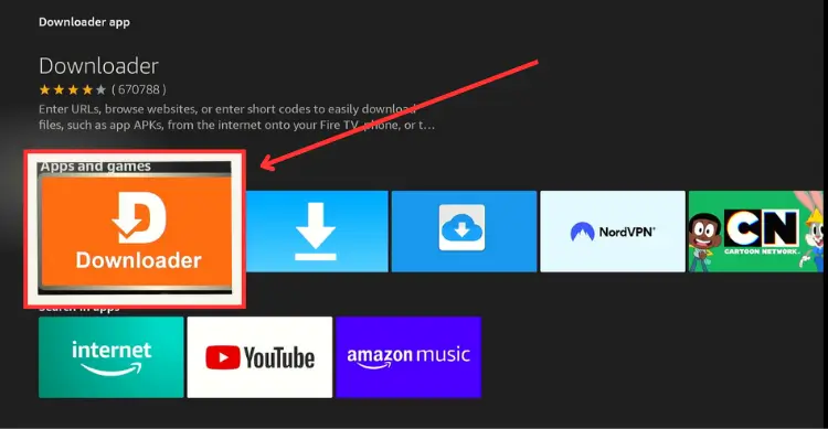 Setup Guide 6 Step 6: Open the Downloader App - install Mom IPTV on Amazon Firestick
