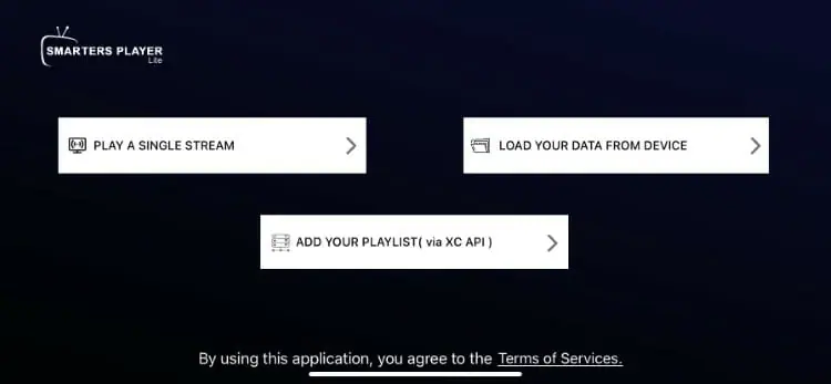 Setup Guide 37 Step 3: Configure the Service and Choose the Login Method - install Mom IPTV on iPhone and iPad