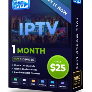 Mom IPTV 1 month IPTV subscription for 2 devices - $25