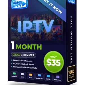 Mom IPTV 1 month IPTV subscription for 3 devices - $35